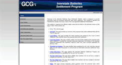 Desktop Screenshot of interstatebatteriessettlement.com