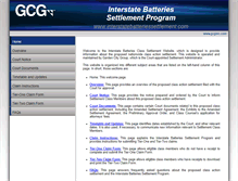 Tablet Screenshot of interstatebatteriessettlement.com